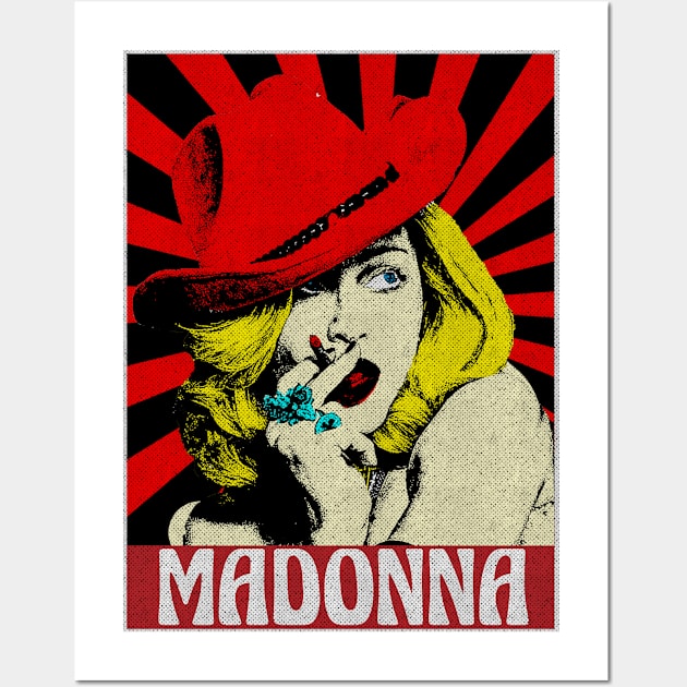 Madonna Smoke Pop Art Style Wall Art by Motor Lipat